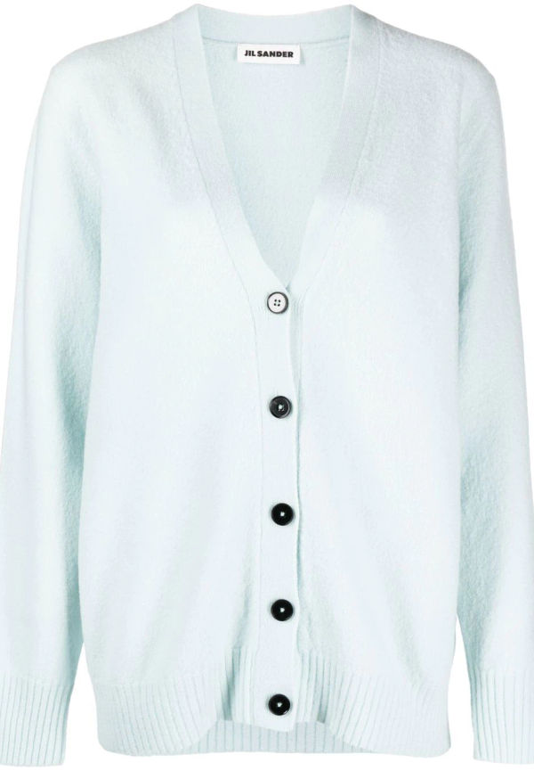 Jil Sander kofta i oversize-modell - Blå
