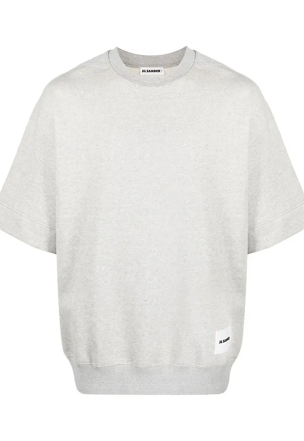 Jil Sander kortärmad sweatshirt - Grå
