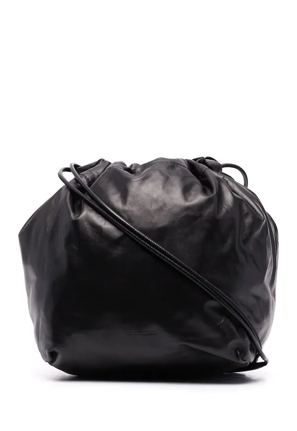 Jil Sander kuvertväska i läder - Svart