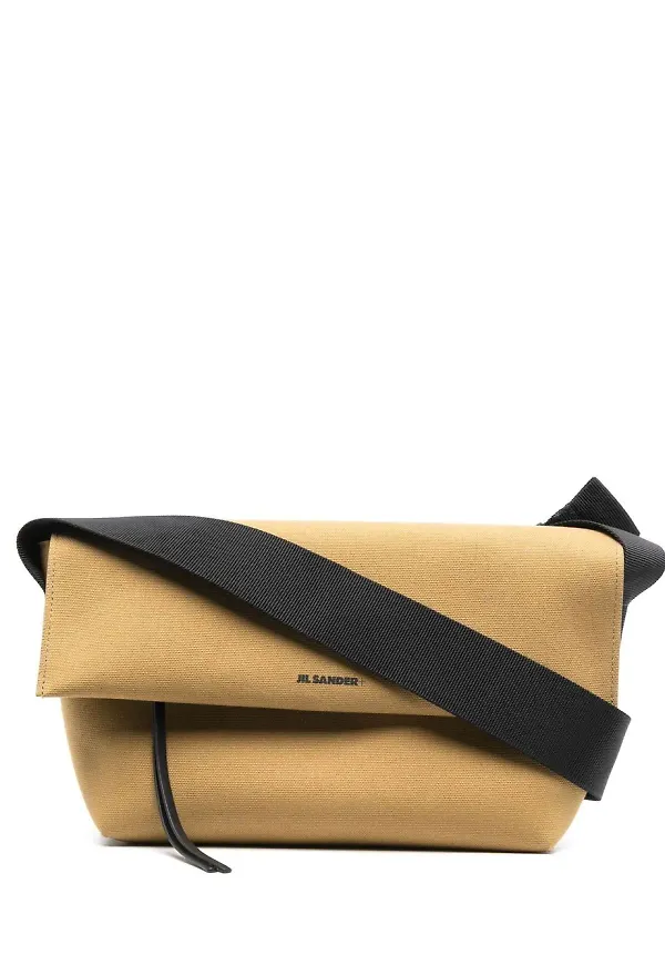 Jil Sander liten väska med axelrem - Grön