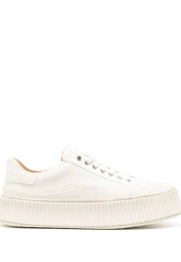 Jil Sander låga sneakers - Vit