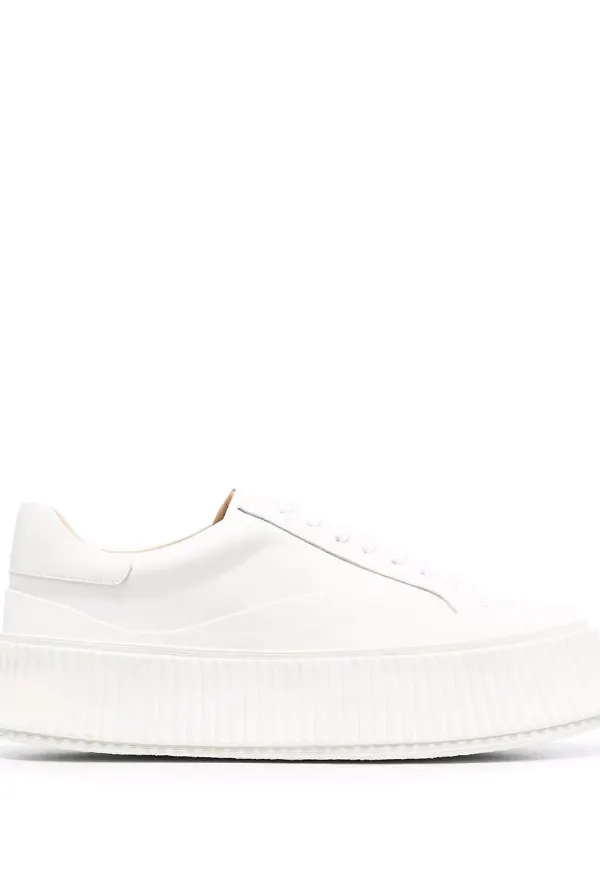 Jil Sander låga sneakers - Vit