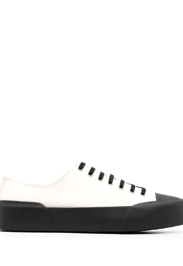 Jil Sander låga sneakers - Vit
