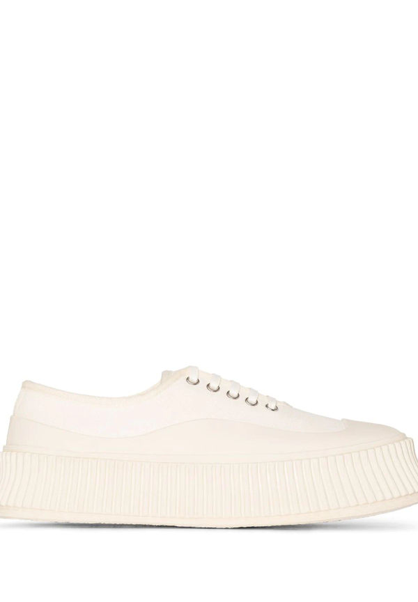 Jil Sander låga sneakers - Vit