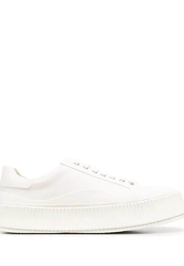 Jil Sander låga sneakers - Vit
