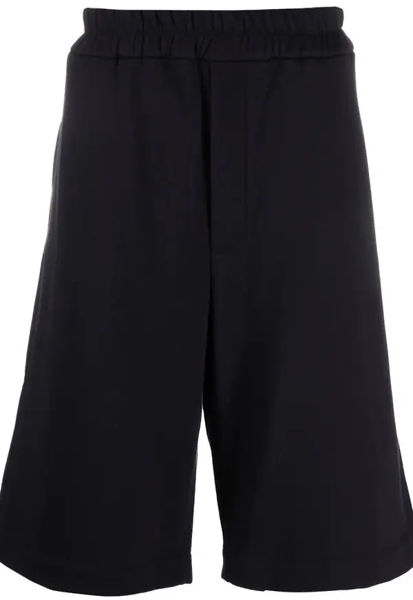 Jil Sander långa träningsshorts - Blå