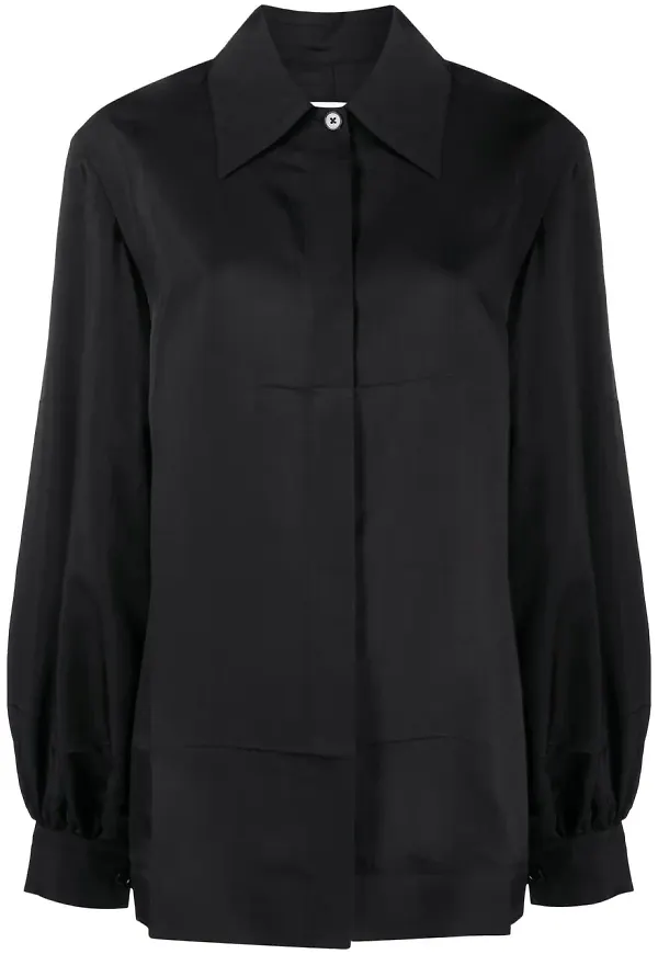 Jil Sander långärmad skjorta - Svart