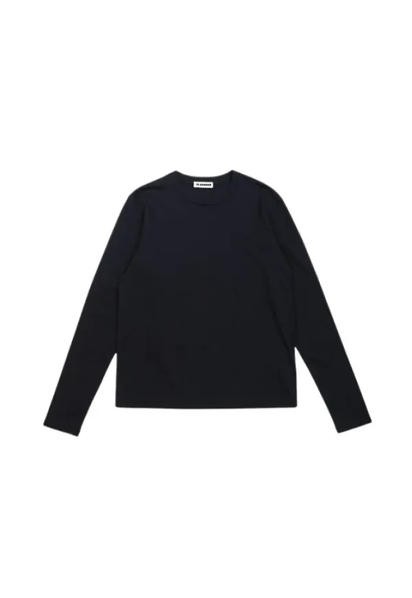 Jil Sander Långärmad topp Blå, Dam