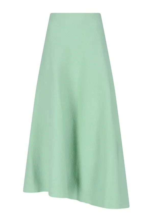 Jil Sander Midi kjol Grön, Dam