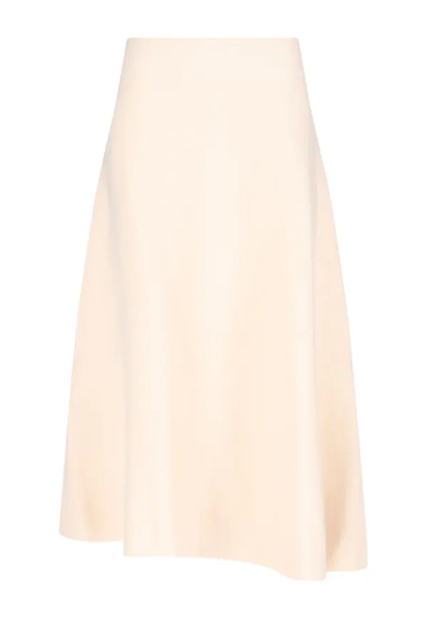 Jil Sander Midi kjol Vit, Dam