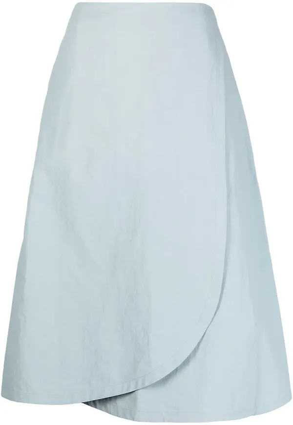 Jil Sander midikjol - Blå