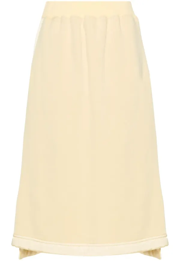 Jil Sander midikjol - Gul