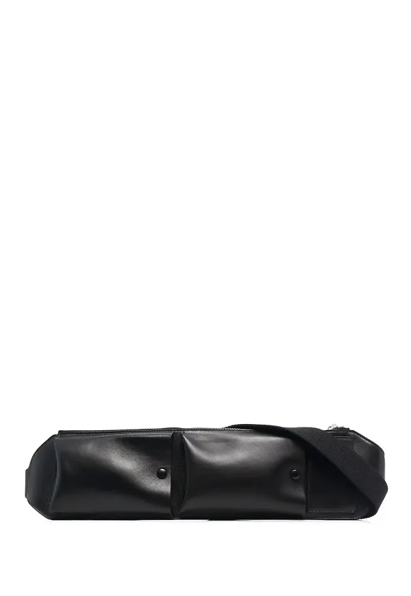Jil Sander midjeväska med ficka - Svart