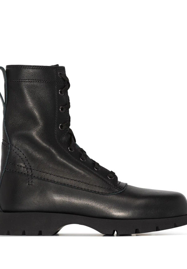 Jil Sander militärkängor - Svart