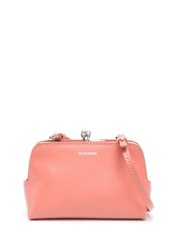 Jil Sander miniväska i skinn - Rosa