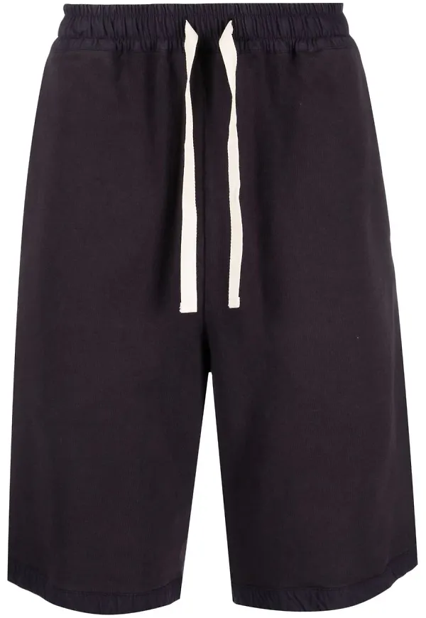 Jil Sander mjukisshorts med logotypmärke - Lila