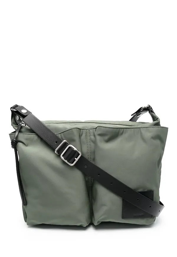 Jil Sander Pilot axelremsväska - Grön