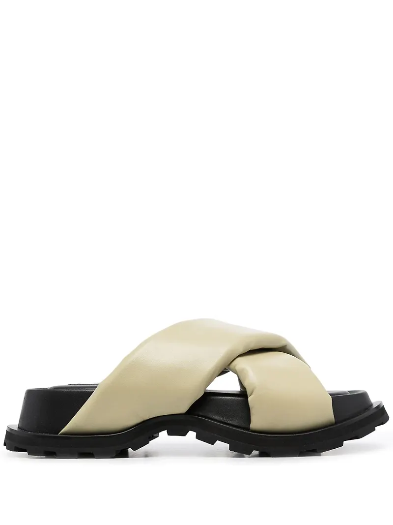 Jil Sander platåsandaler - Neutral