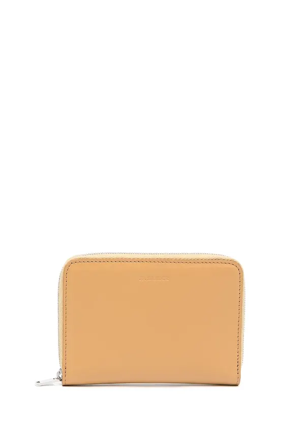 Jil Sander plånbok med ficka - Brun