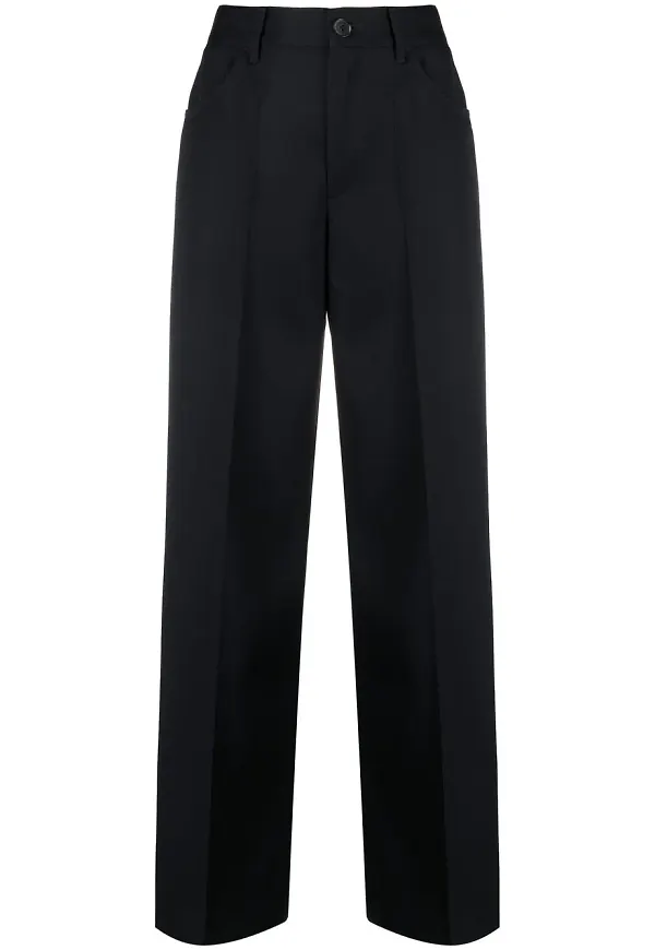 Jil Sander raka byxor - Blå