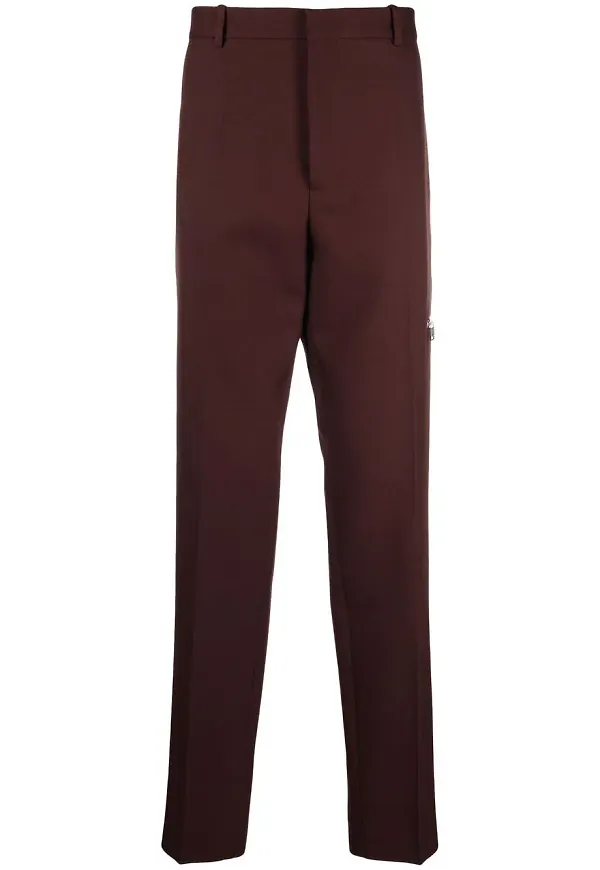 Jil Sander raka byxor - Brun