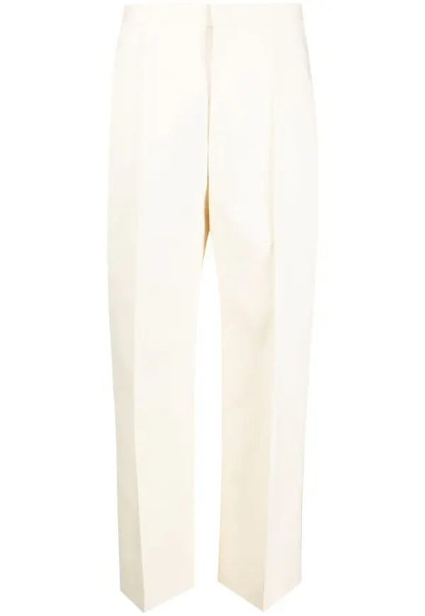 Jil Sander raka byxor - Neutral