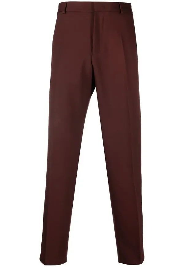 Jil Sander raka finbyxor - Brun