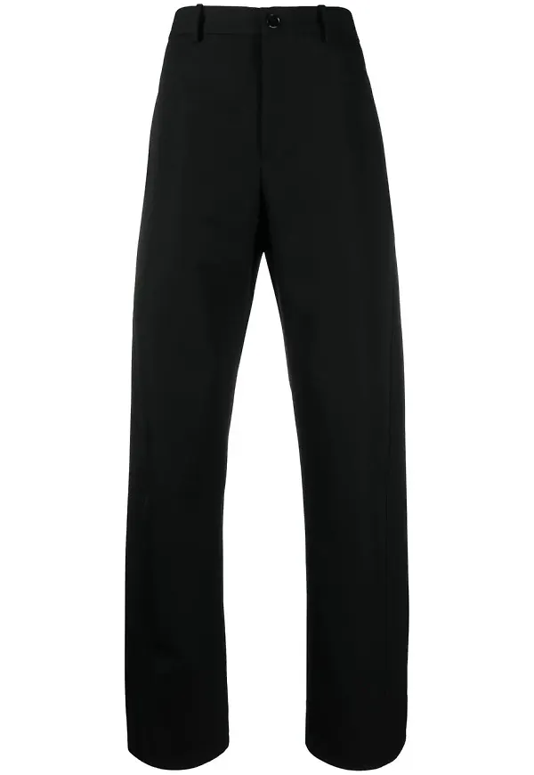 Jil Sander raka finbyxor - Svart