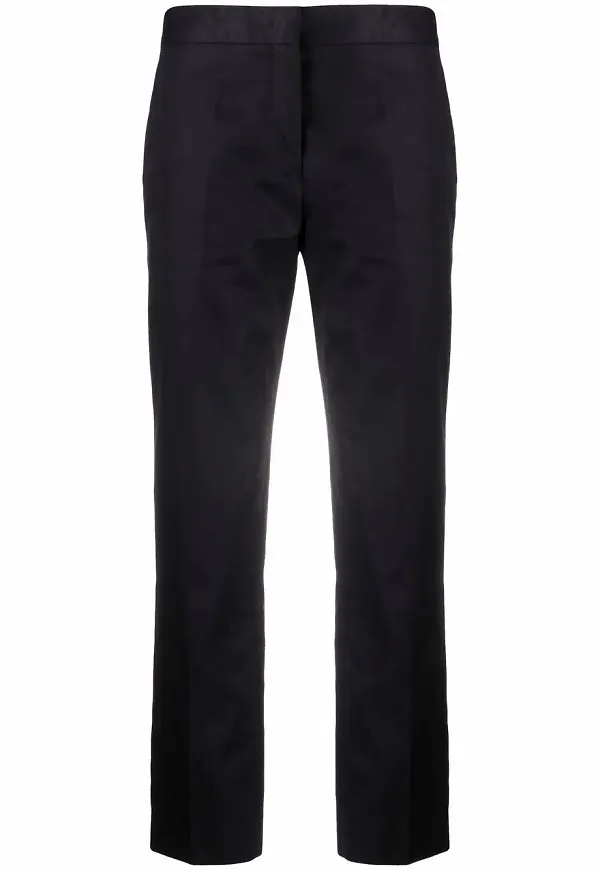 Jil Sander raka trekvartsbyxor - Svart