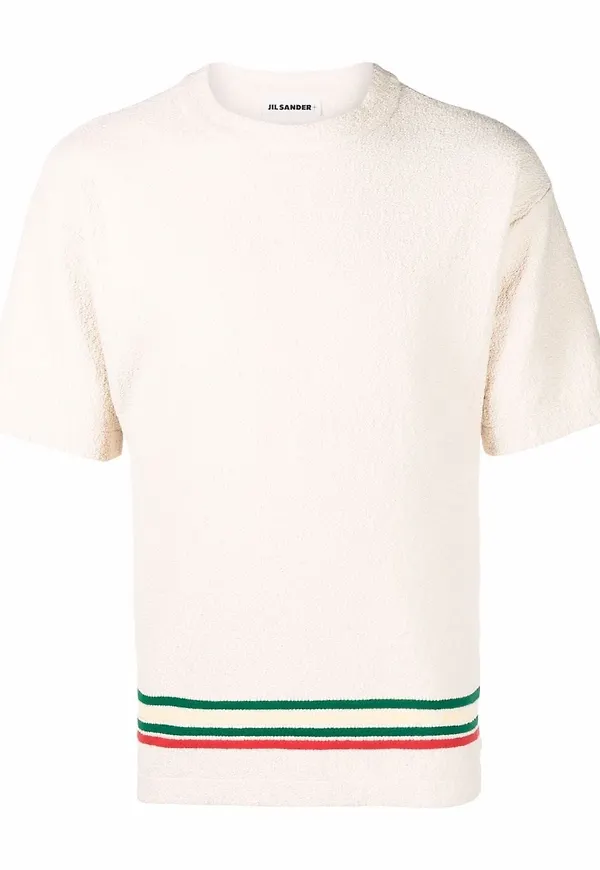 Jil Sander randig t-shirt - Neutral