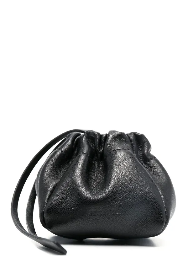 Jil Sander Ripple liten pouch - Svart