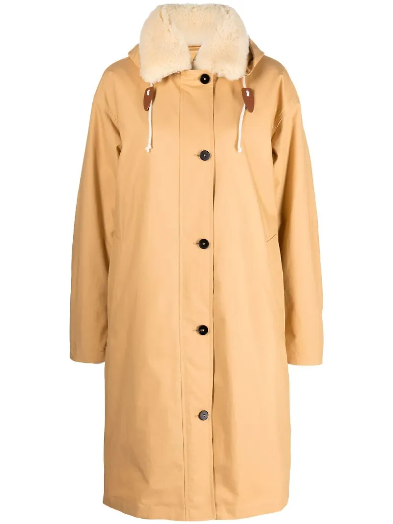 Jil Sander rock med huva - Orange