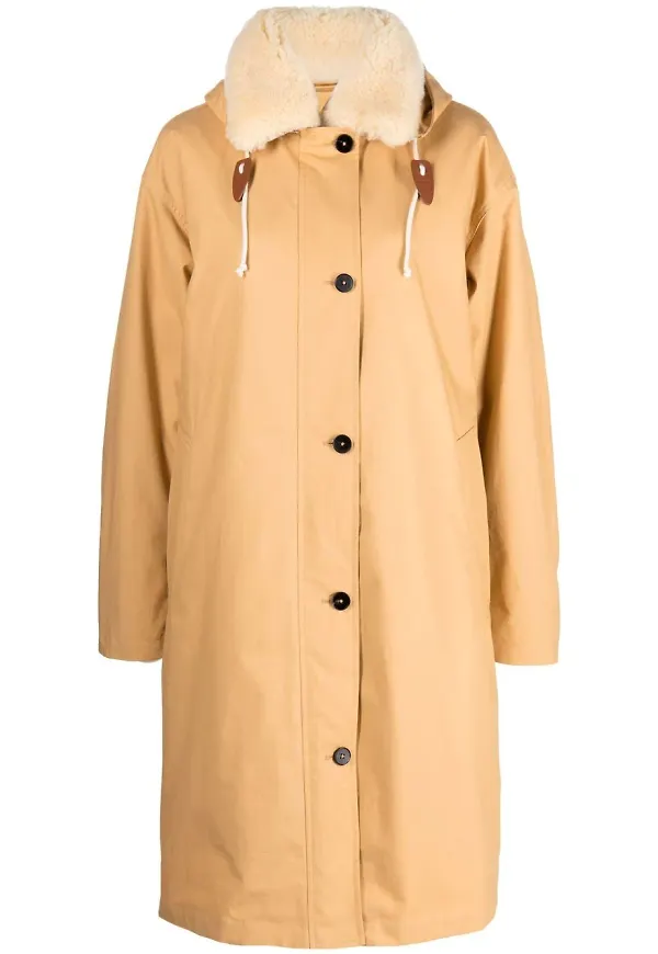 Jil Sander rock med huva - Orange