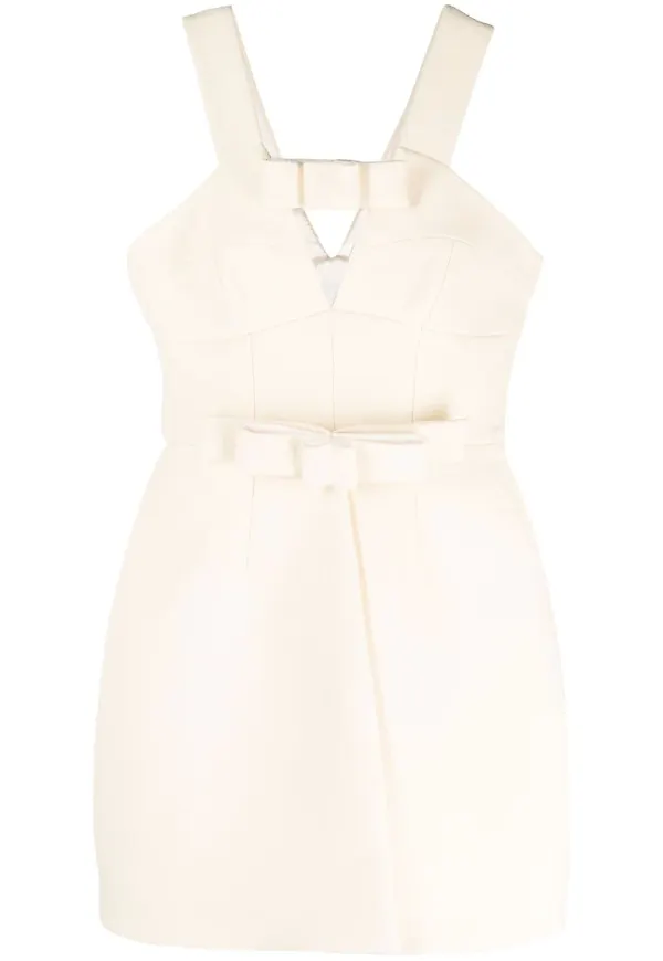 Jil Sander rosettprydd klänning - Gul