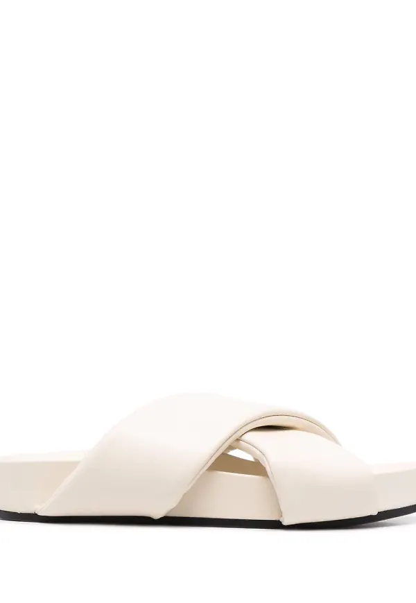 Jil Sander sandaler med korsremmar - Neutral