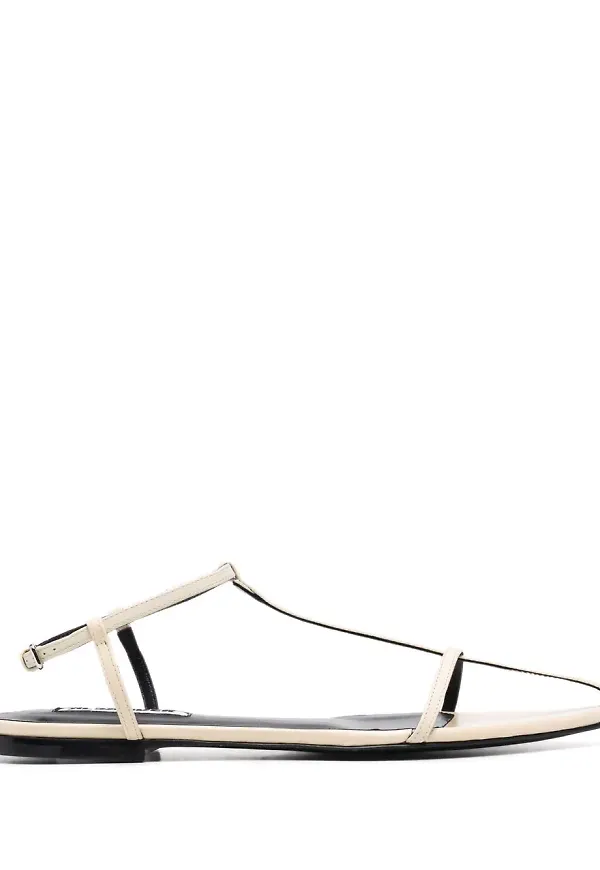 Jil Sander sandaler med spänne - Neutral