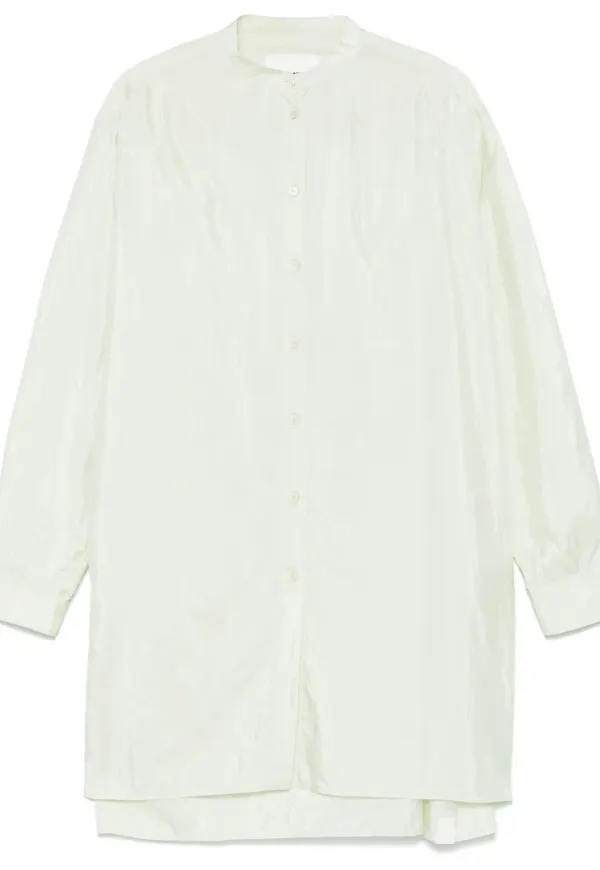 JIL SANDER+ satinskjorta - Grön