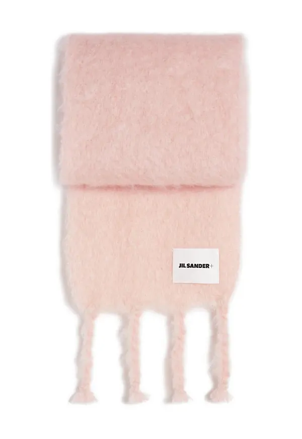 JIL SANDER+ sjal i mohair-blandning - Rosa