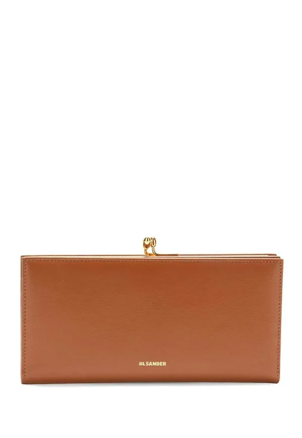 Jil Sander skinnväska - Brun