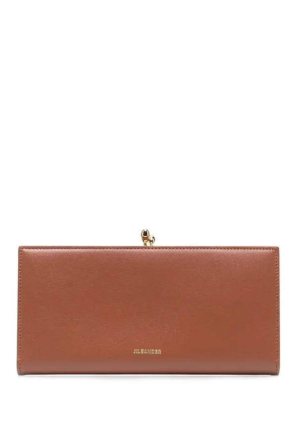 Jil Sander skinnväska - Brun