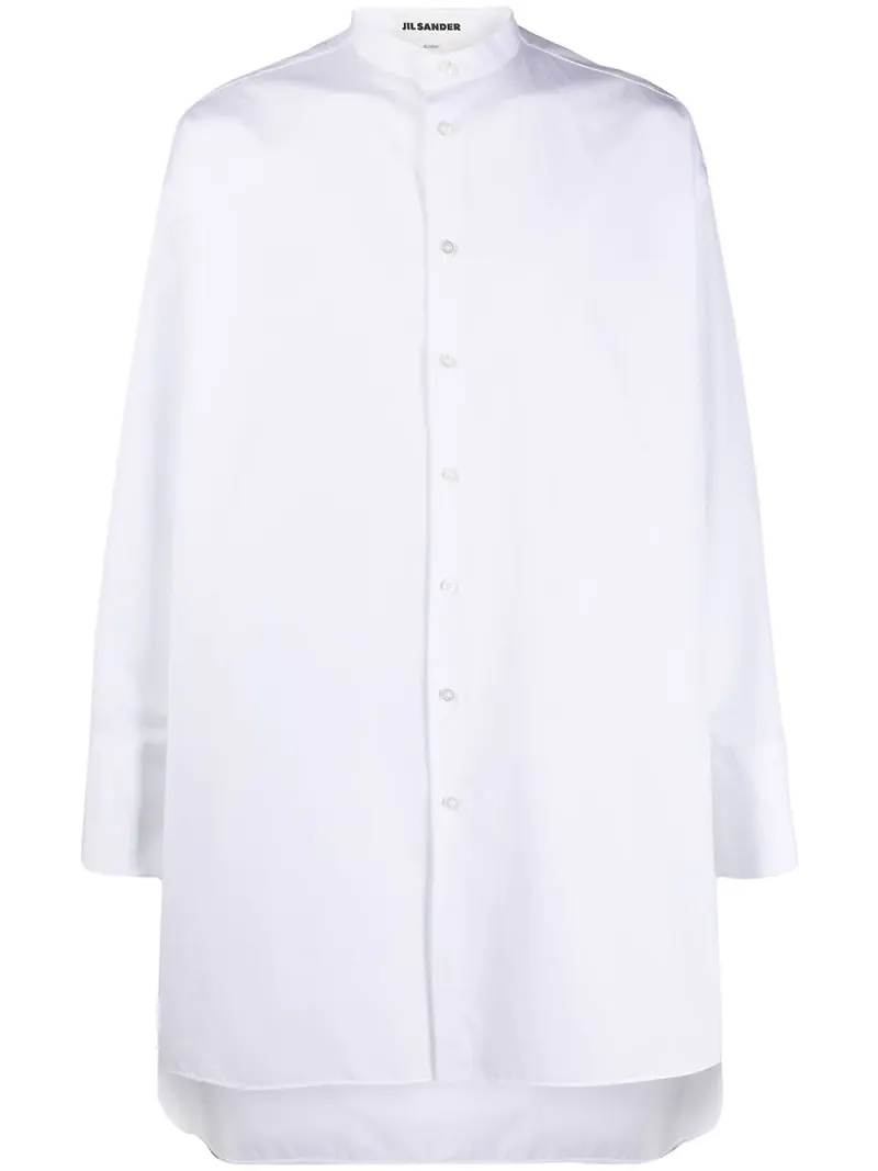 Jil Sander skjorta i oversize-modell - Vit