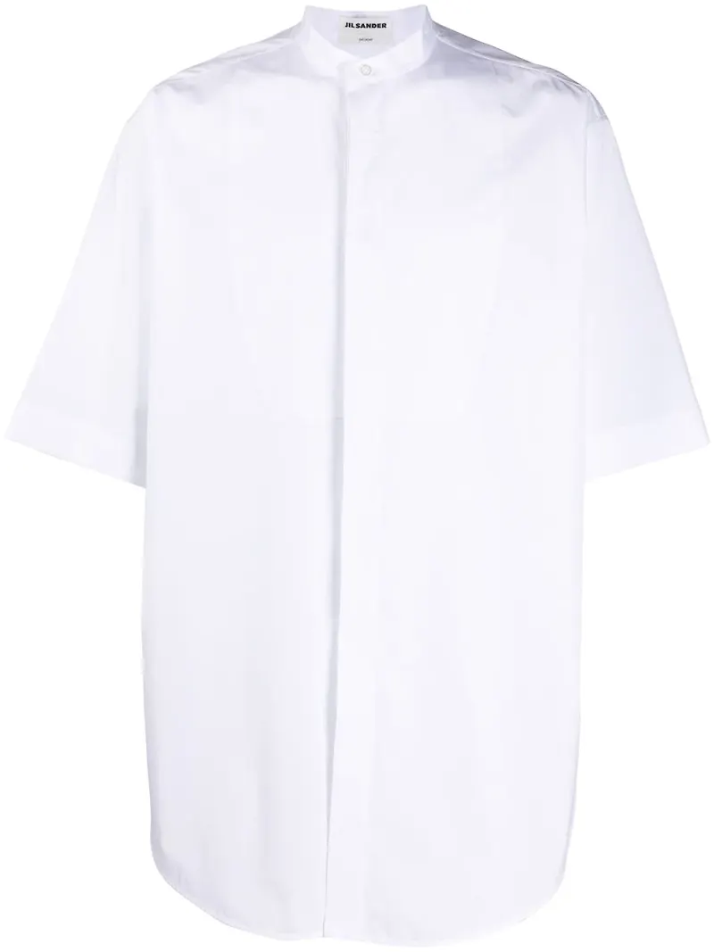 Jil Sander skjorta i oversize-modell - Vit