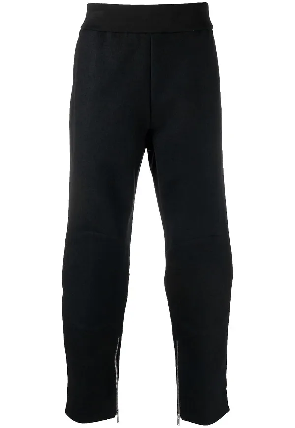 Jil Sander slacks med dragkedja - Svart