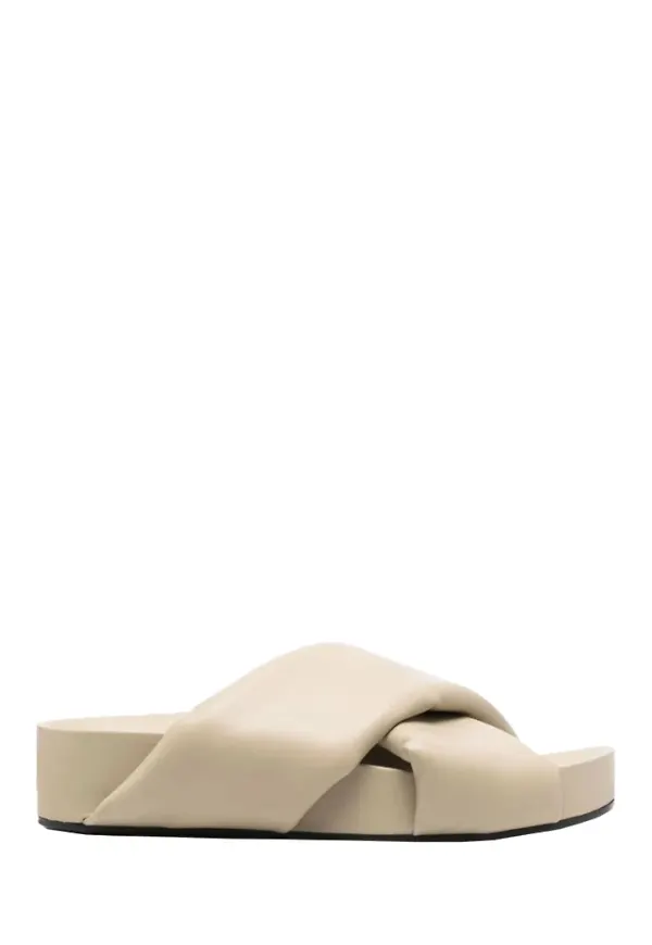 Jil Sander Sliders Beige, Dam