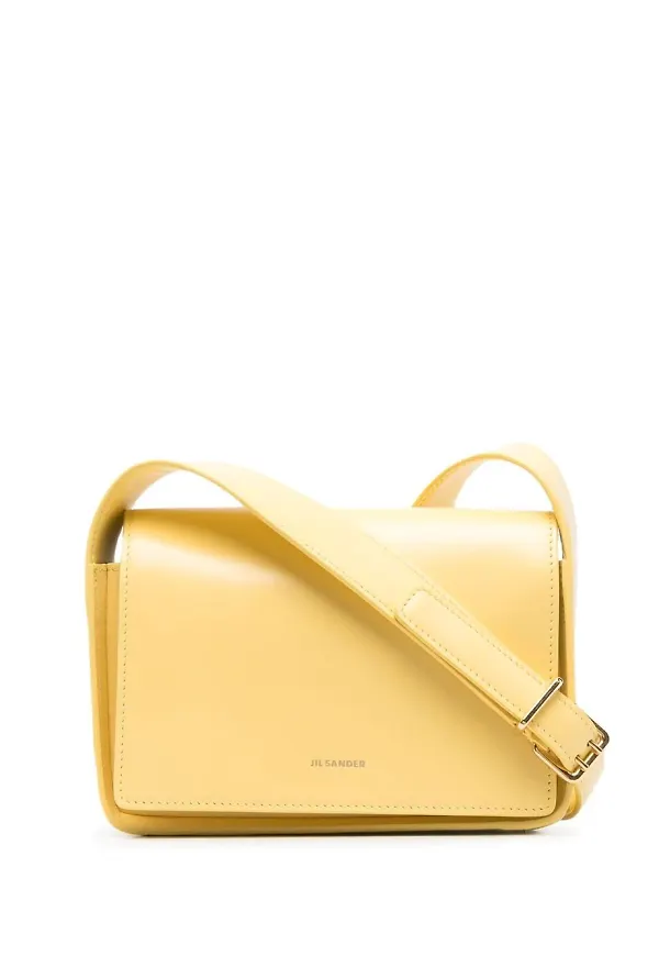 Jil Sander Sling liten axelväska - Gul