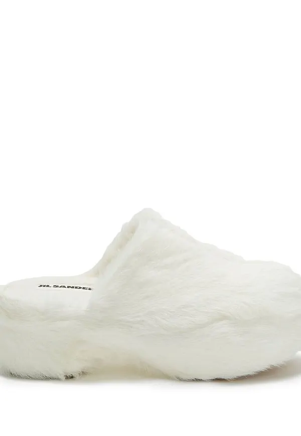 Jil Sander slip-ons med platåsula - Neutral