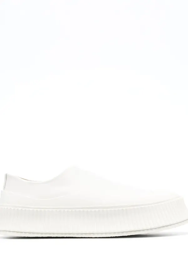 Jil Sander slip on-sneakers - Vit