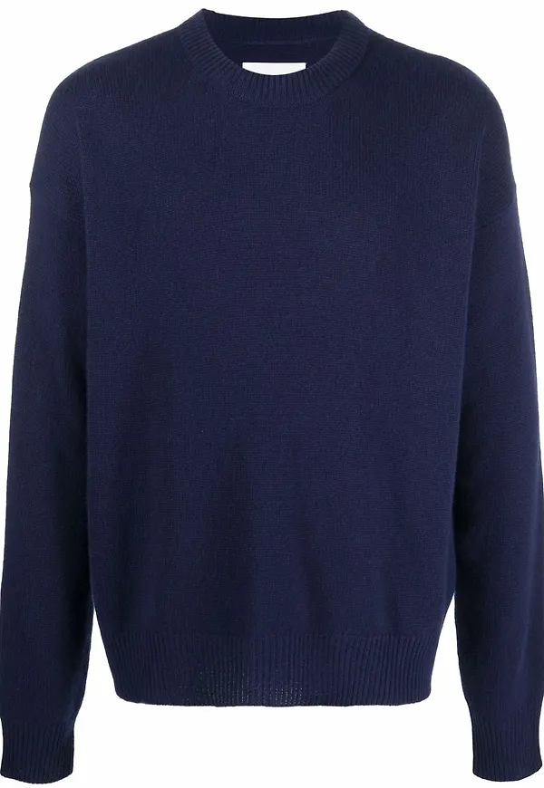 Jil Sander stickad tröja - Blå