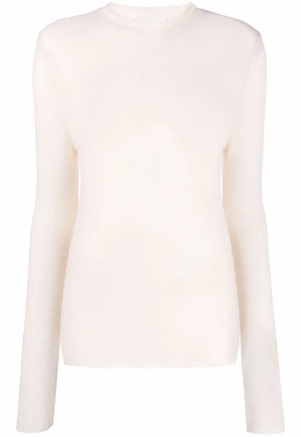 Jil Sander stickad tröja - Neutral