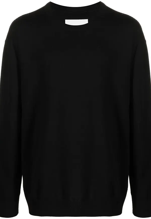 Jil Sander stickad tröja - Svart